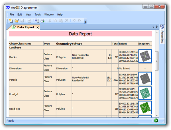 The Sandpit: How to create a data report with ArcGIS Diagrammer